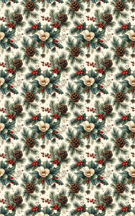 LIMITED TIME | Heritage Winter Botanicals Wrapping Paper - London Penny Gift Wrap