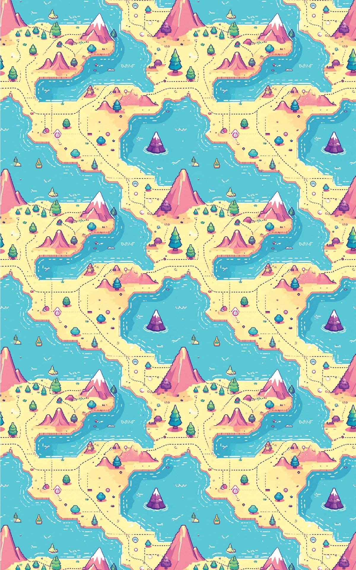 Retro Adventure Map Wrapping Paper - London Penny Gift Wrap