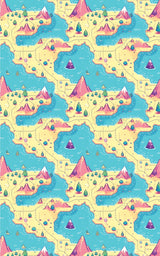 Retro Adventure Map Wrapping Paper - London Penny Gift Wrap