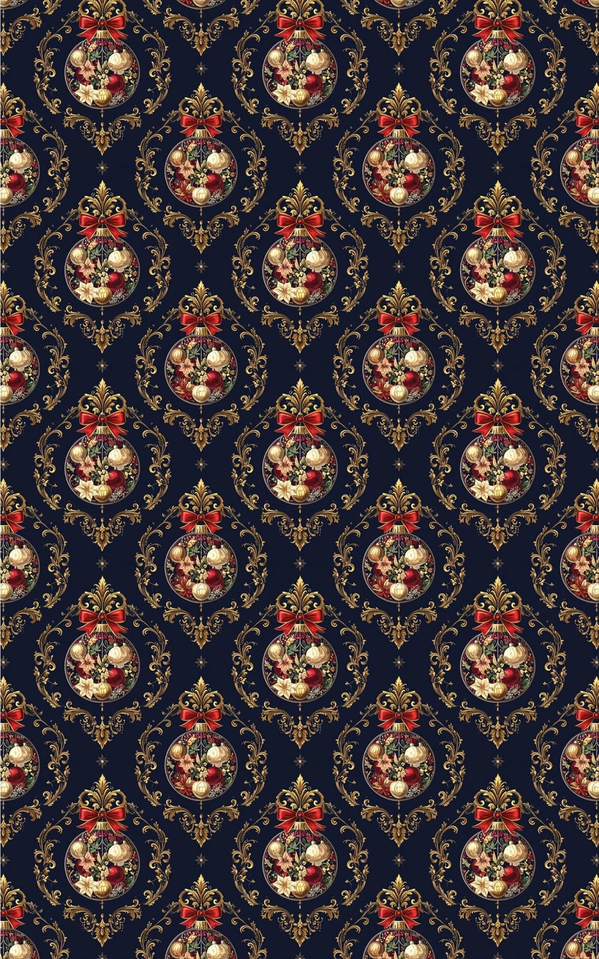 LIMITED TIME | Ornament Palace Damask Wrapping Paper - London Penny Gift Wrap