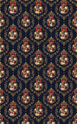 LIMITED TIME | Ornament Palace Damask Wrapping Paper - London Penny Gift Wrap