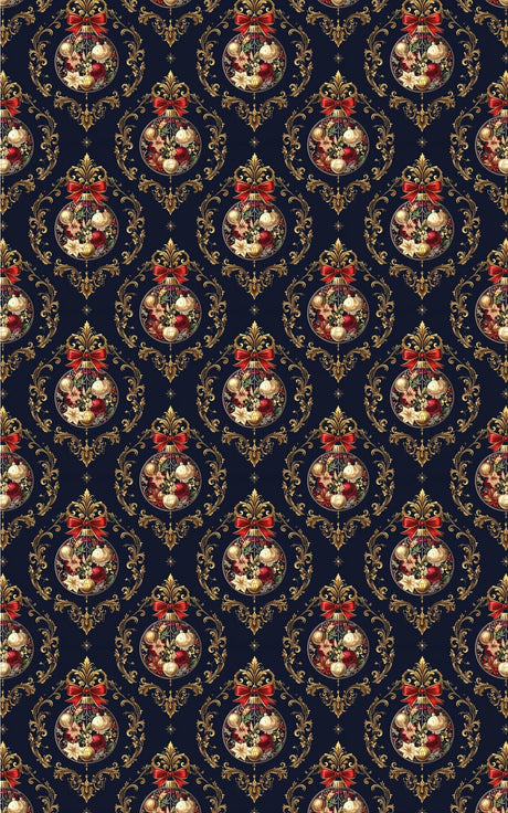 LIMITED TIME | Ornament Palace Damask Wrapping Paper - London Penny Gift Wrap