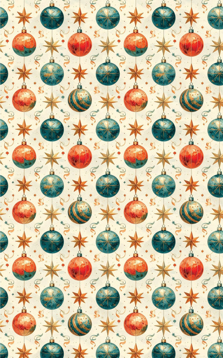 LIMITED TIME | Ornament Galaxy Wrapping Paper - London Penny Gift Wrap