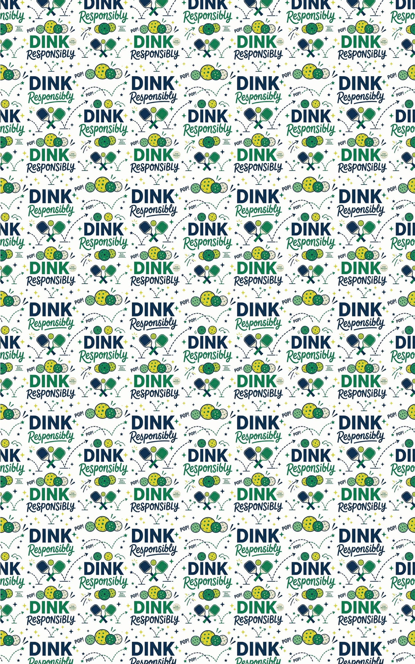 Dink Responsibly Wrapping Paper