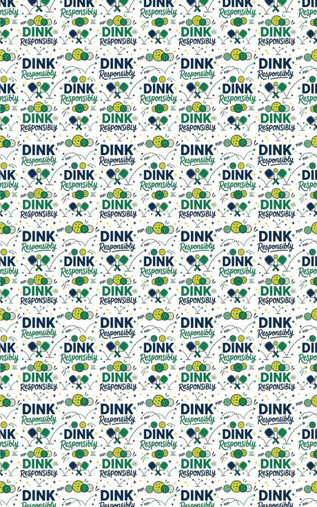 Dink Responsibly Wrapping Paper - London Penny Gift Wrap