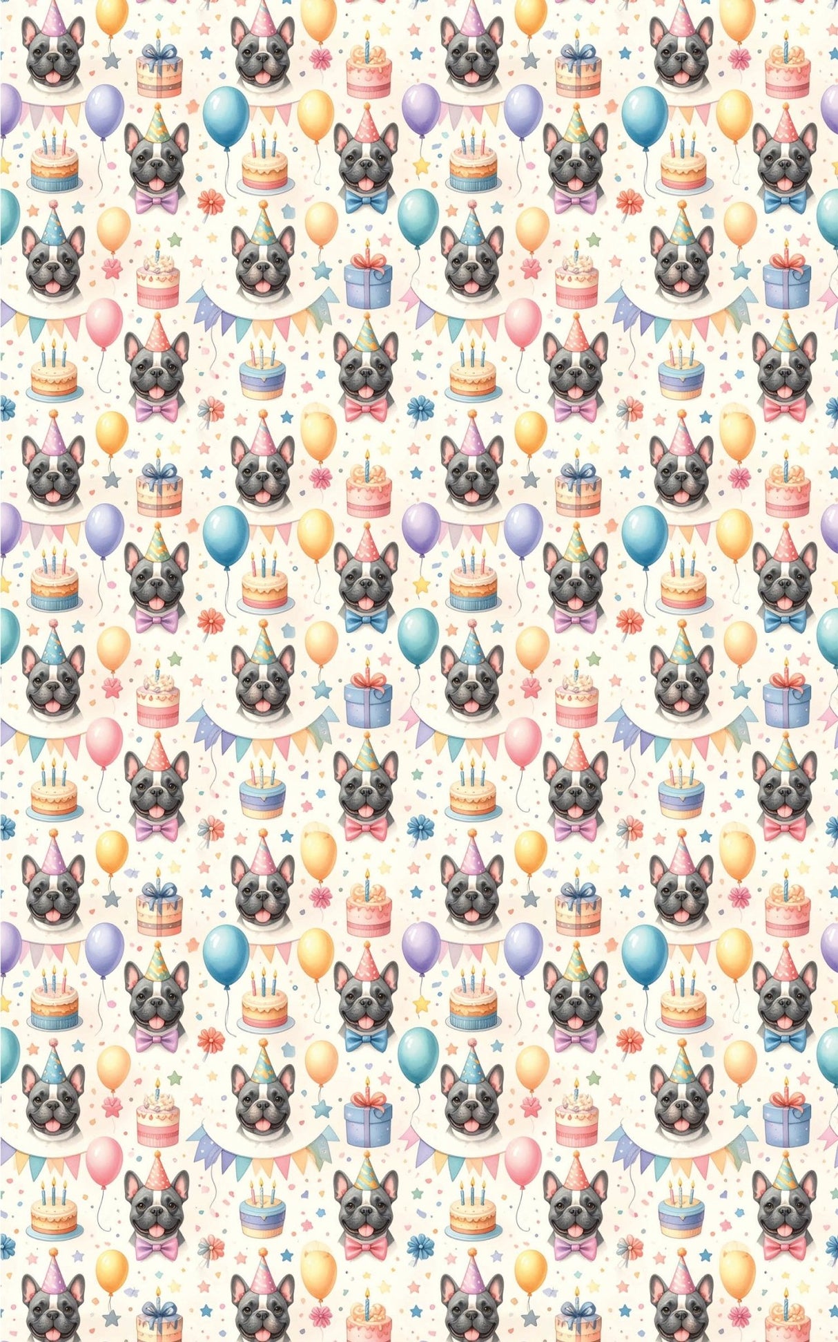 Birthday Party (Cane Corso) Wrapping Paper - London Penny Gift Wrap