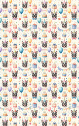 Birthday Party (Cane Corso) Wrapping Paper - London Penny Gift Wrap