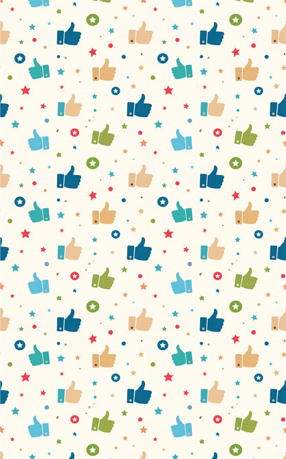 Thumbs Up Fiesta Wrapping Paper