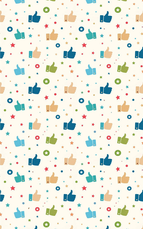 Thumbs Up Fiesta Wrapping Paper - London Penny Gift Wrap