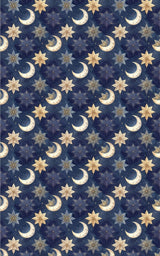 Celestial Garden Moon Wrapping Paper - London Penny Gift Wrap