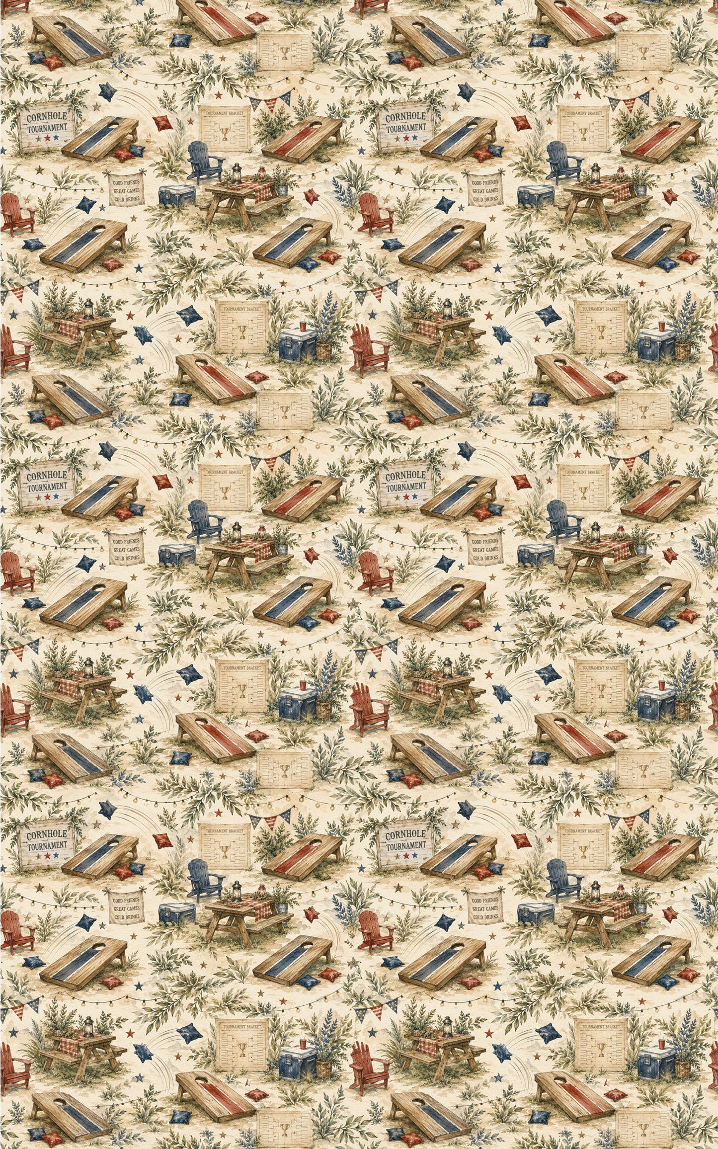 Backyard Tournament Classic Wrapping Paper