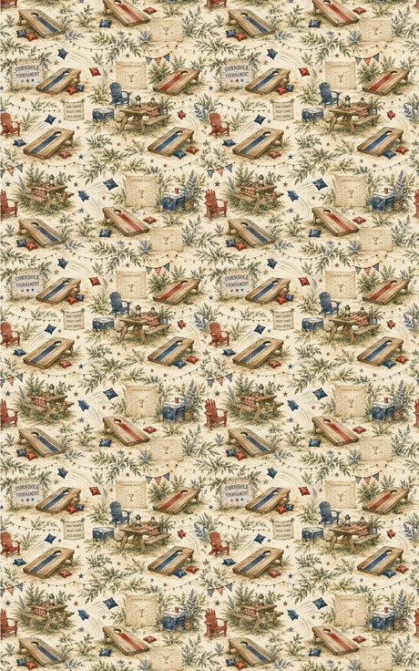 Backyard Tournament Classic Wrapping Paper - London Penny Gift Wrap