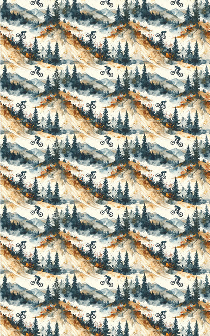 Airborne Trail Lines Wrapping Paper