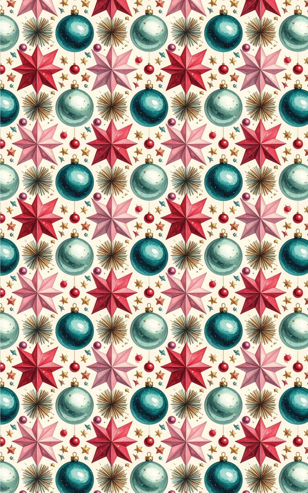 LIMITED TIME | Retro Bauble Celebration Wrapping Paper - London Penny Gift Wrap