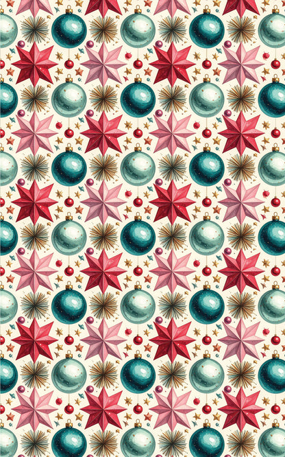 LIMITED TIME | Retro Bauble Celebration Wrapping Paper
