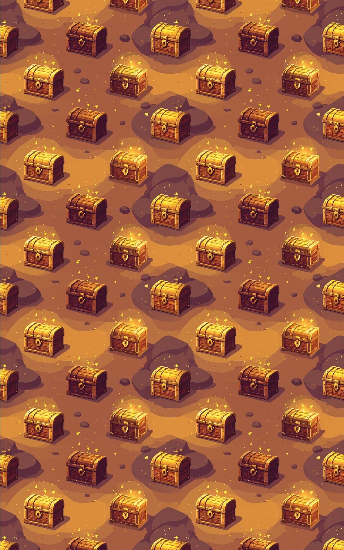 Treasure Chest Loot Loop Wrapping Paper - London Penny Gift Wrap