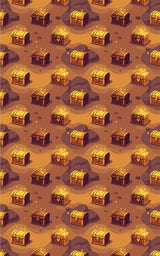 Treasure Chest Loot Loop Wrapping Paper - London Penny Gift Wrap