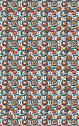 Comic Pop Pickleball Glossy Wrapping Paper - London Penny Gift Wrap