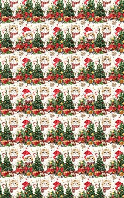 Holiday Exotic Shorthairs Wrapping Paper