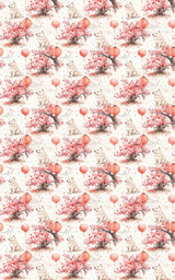 Samoyed Cherry Blossom Festival Wrapping Paper - London Penny Gift Wrap