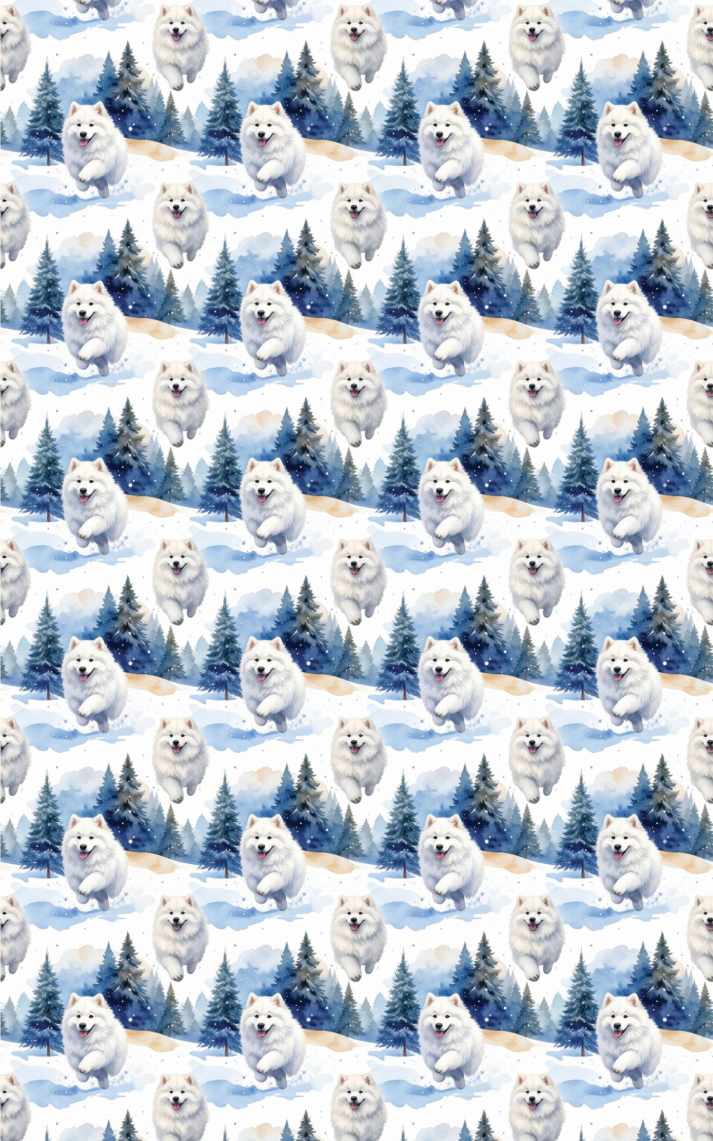 Samoyed Winter Wonderland Wrapping Paper