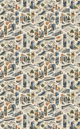 Street Geometry Wrapping Paper - London Penny Gift Wrap
