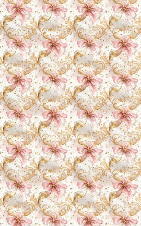 Golden Celebration Filigree Wrapping Paper - London Penny Gift Wrap