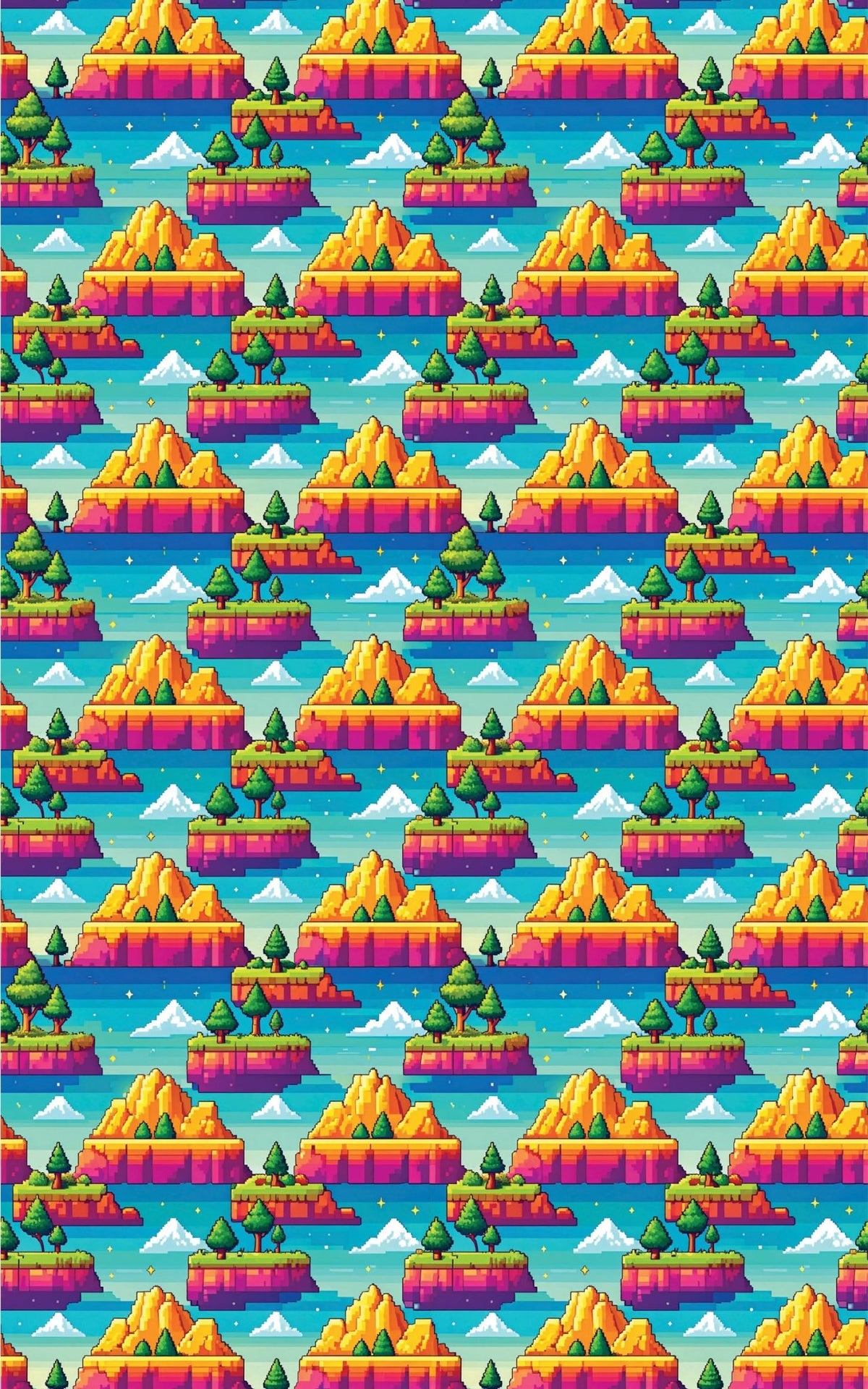 Pixel Kingdom Quest Wrapping Paper - London Penny Gift Wrap