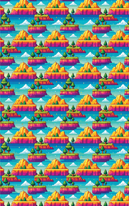 Pixel Kingdom Quest Wrapping Paper
