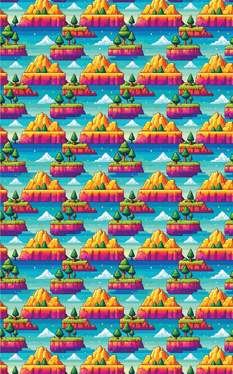 Pixel Kingdom Quest Wrapping Paper - London Penny Gift Wrap