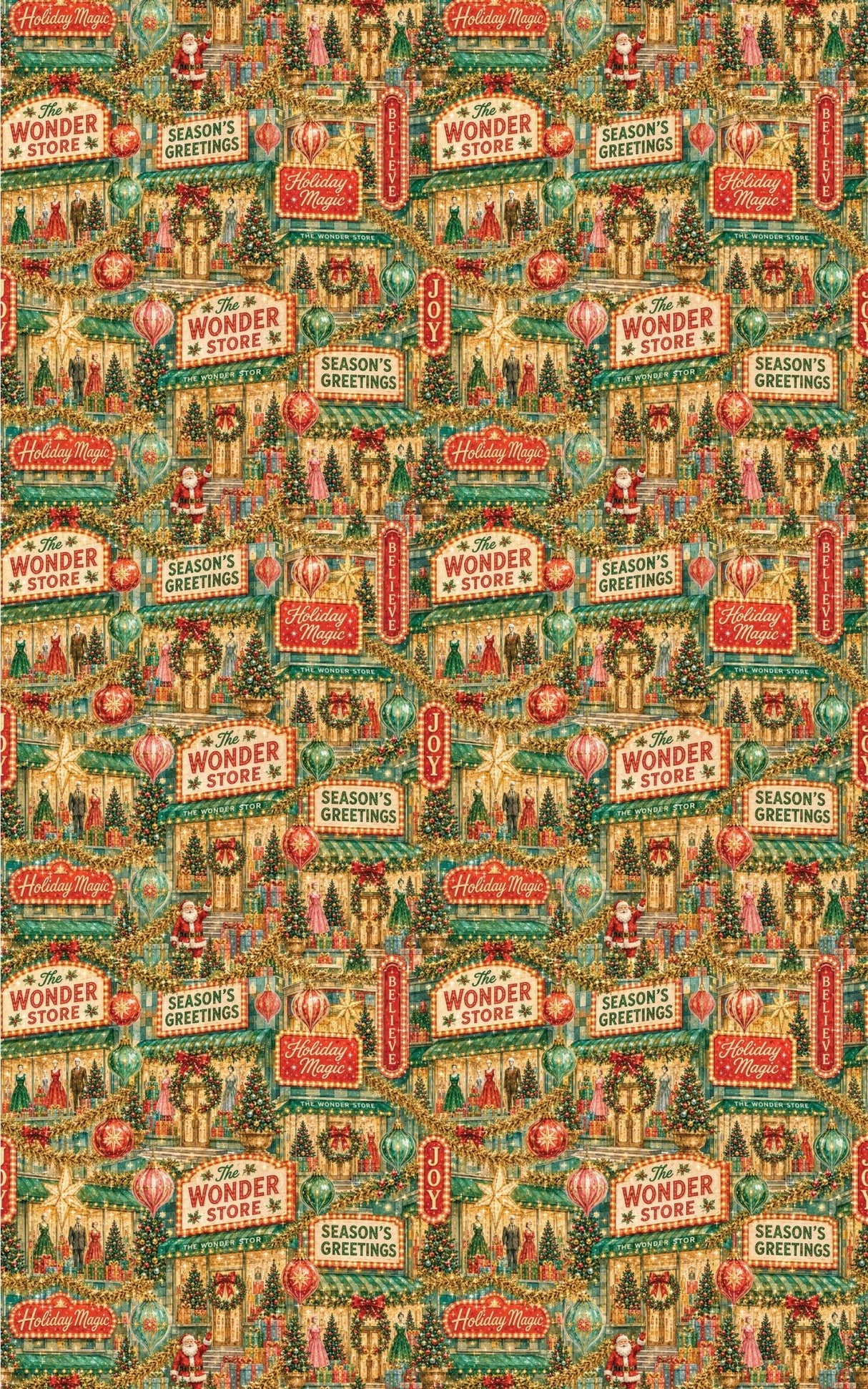 LIMITED TIME | Merry Department Store Wrapping Paper - London Penny Gift Wrap