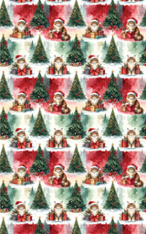 Christmas Maine Coon Celebration Wrapping Paper - London Penny Gift Wrap