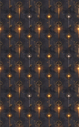 Mystical Key of Fantasy Wrapping Paper - London Penny Gift Wrap