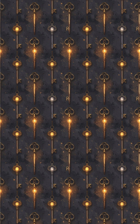 Mystical Key of Fantasy Wrapping Paper - London Penny Gift Wrap