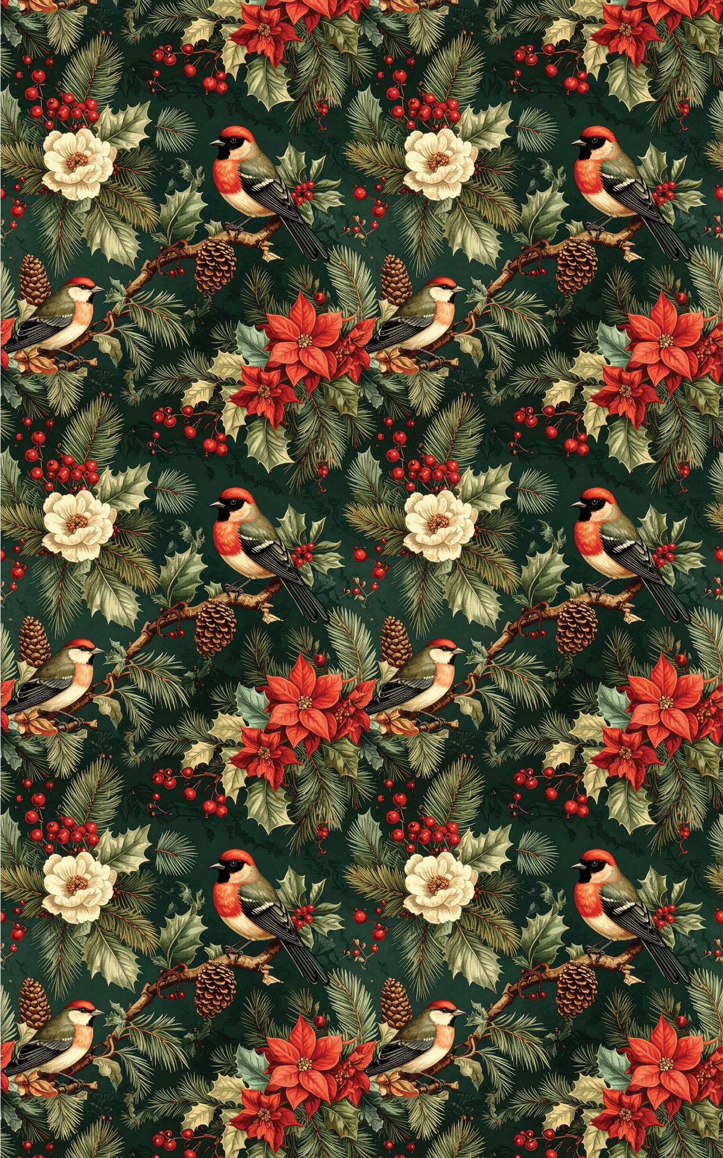 LIMITED TIME | Victorian Holiday Aviary Wrapping Paper