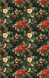 LIMITED TIME | Victorian Holiday Aviary Wrapping Paper - London Penny Gift Wrap