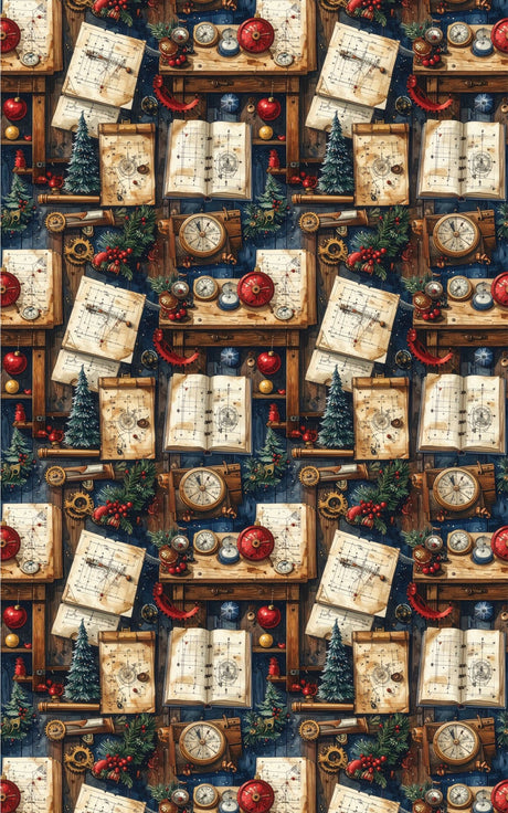 LIMITED TIME | Christmas Innovation Bureau Wrapping Paper - London Penny Gift Wrap