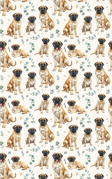 Gentle Giant Portraits (English Mastiff) Glossy Wrapping Paper - London Penny Gift Wrap