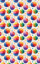 Balloon Confetti Mix Wrapping Paper - London Penny Gift Wrap
