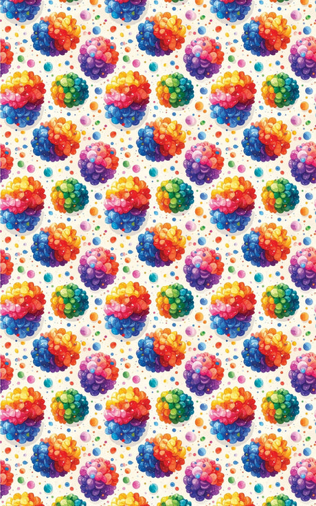 Balloon Confetti Mix Wrapping Paper - London Penny Gift Wrap