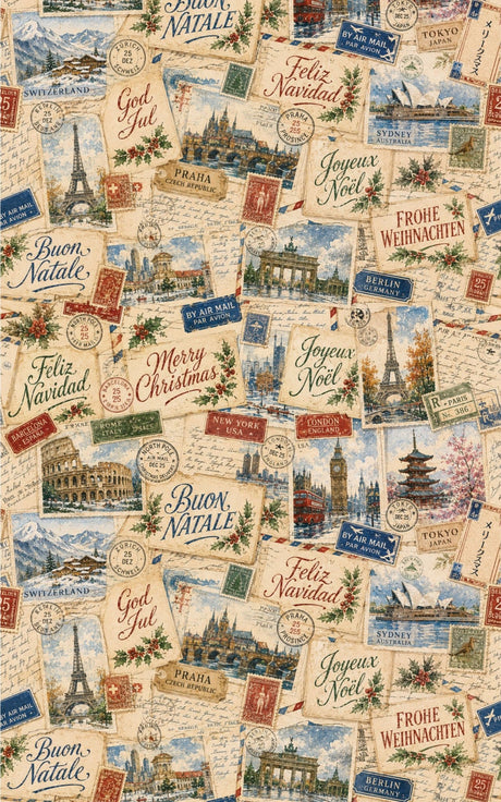 LIMITED TIME | Seasons Greetings International Wrapping Paper - London Penny Gift Wrap