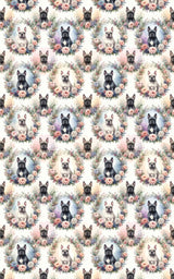Floral Wreath Collection (Cane Corso) Wrapping Paper - London Penny Gift Wrap