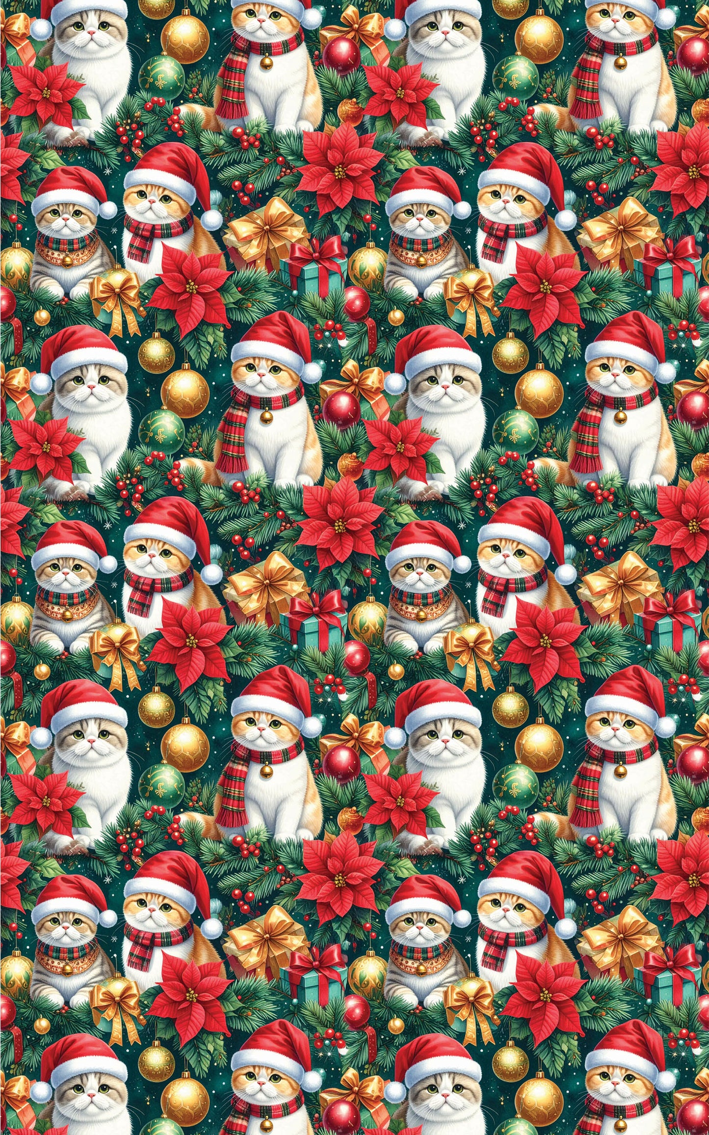 Christmas Exotic Shorthairs Wrapping Paper