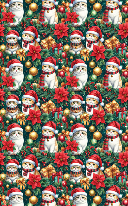 Christmas Exotic Shorthairs Wrapping Paper