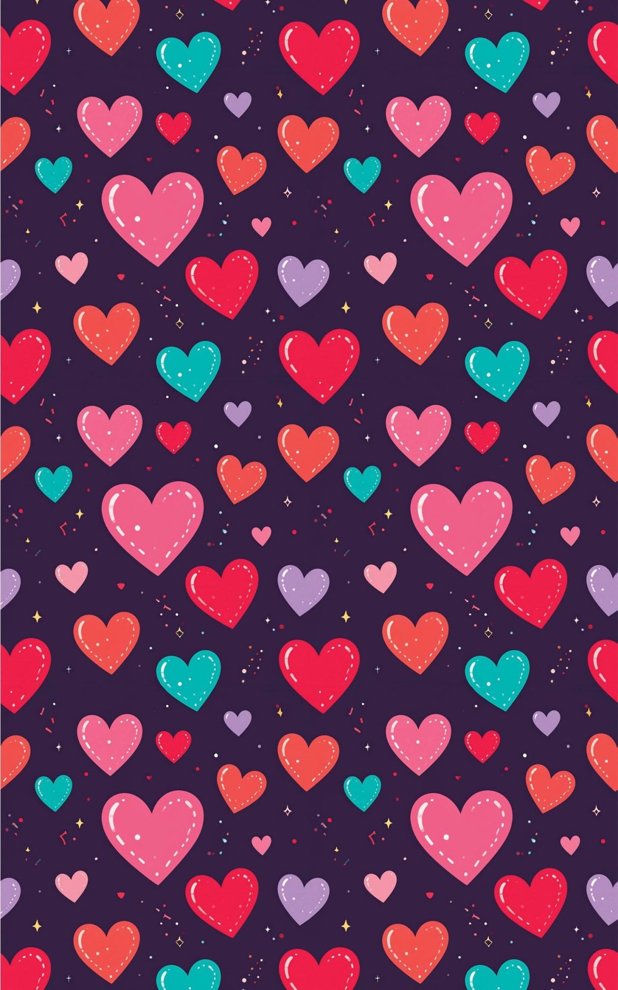Heart Burst Celebration Wrapping Paper - London Penny Gift Wrap