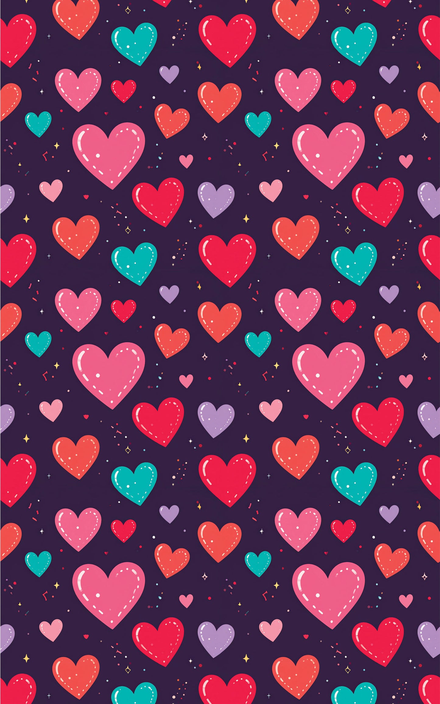Heart Burst Celebration Wrapping Paper