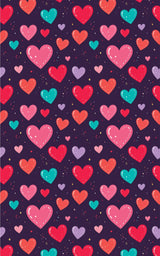 Heart Burst Celebration Wrapping Paper - London Penny Gift Wrap
