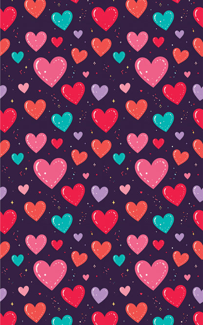 Heart Burst Celebration Wrapping Paper