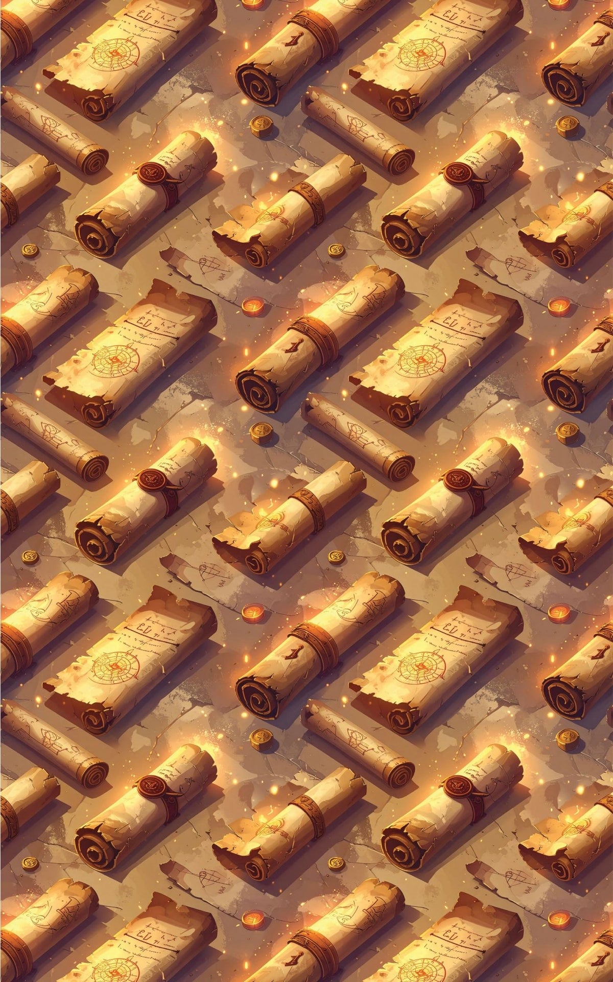 Magic Scroll Expedition Wrapping Paper - London Penny Gift Wrap