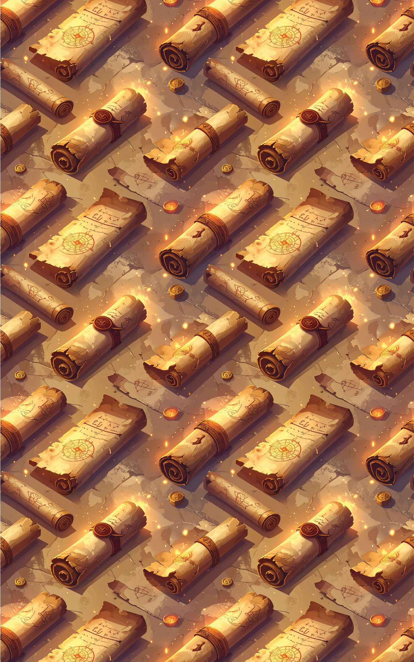Magic Scroll Expedition Wrapping Paper